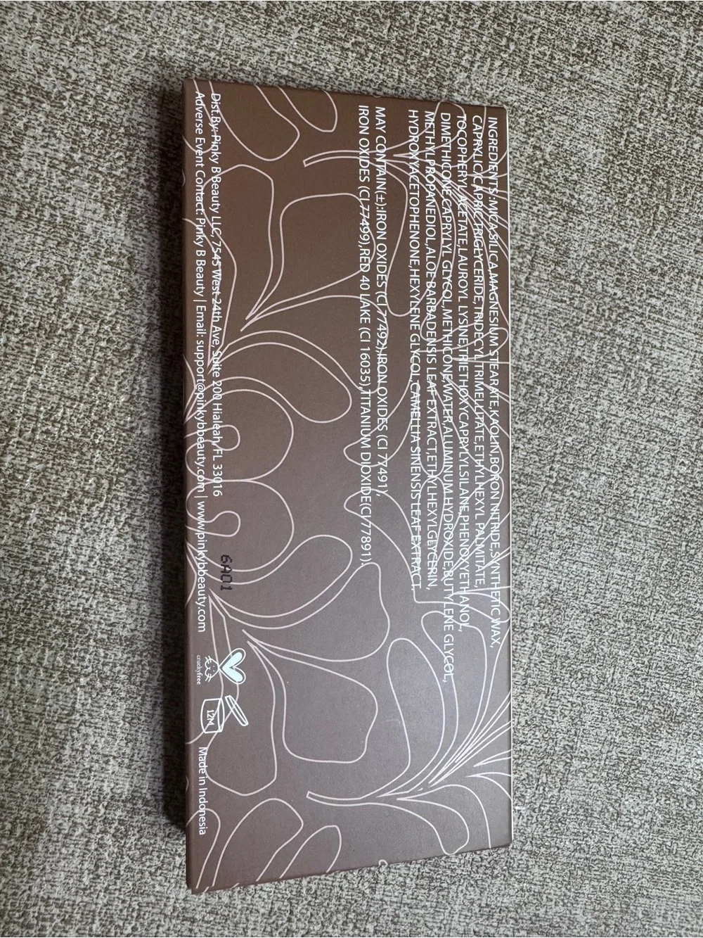 Pinky B Beauty Hot Commodity Bronzer Palette 4 Shade Powder Bronzer